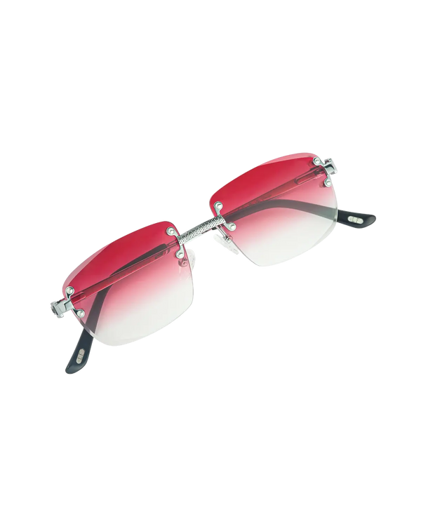 Lux Frames - Rimless Class V - Red Fade