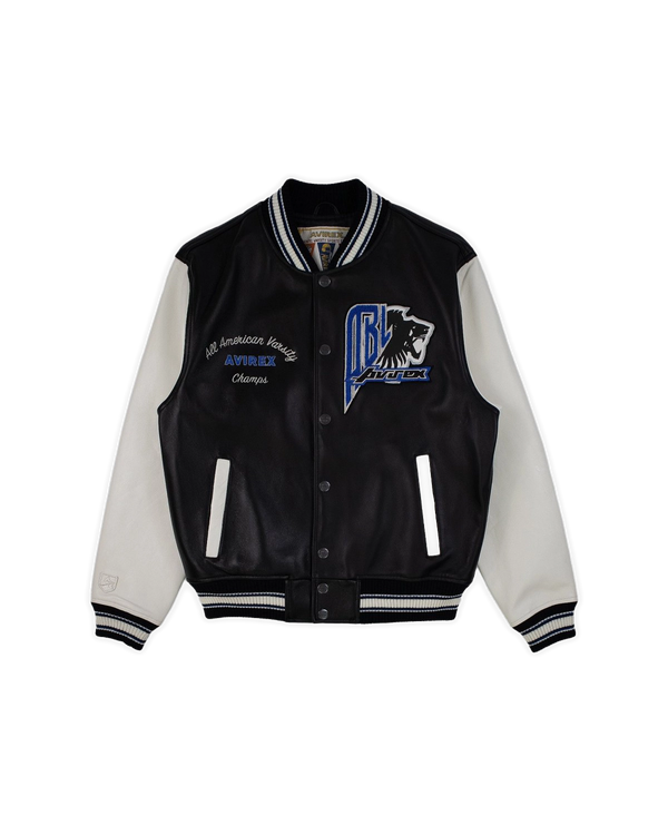 Avirex - Black Lions Varsity Jacket