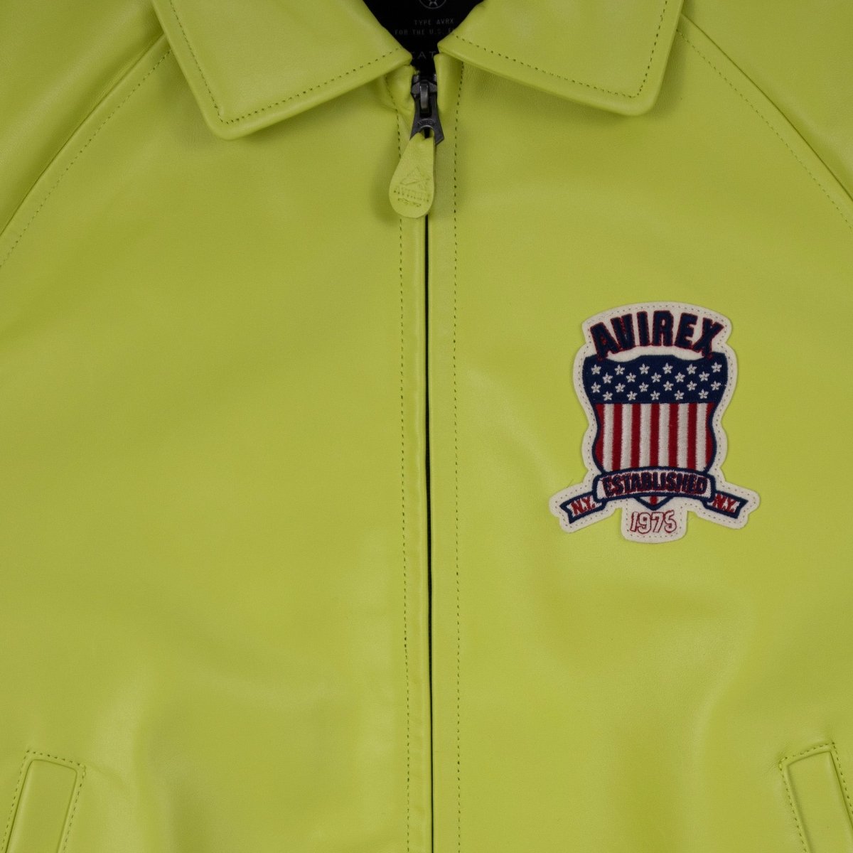Avirex - Icon Leather Jacket - Bloc Magasin