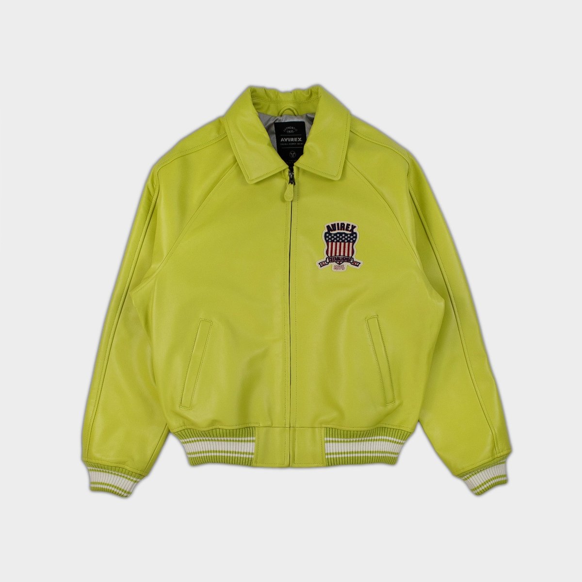 Avirex - Icon Leather Jacket - Bloc Magasin