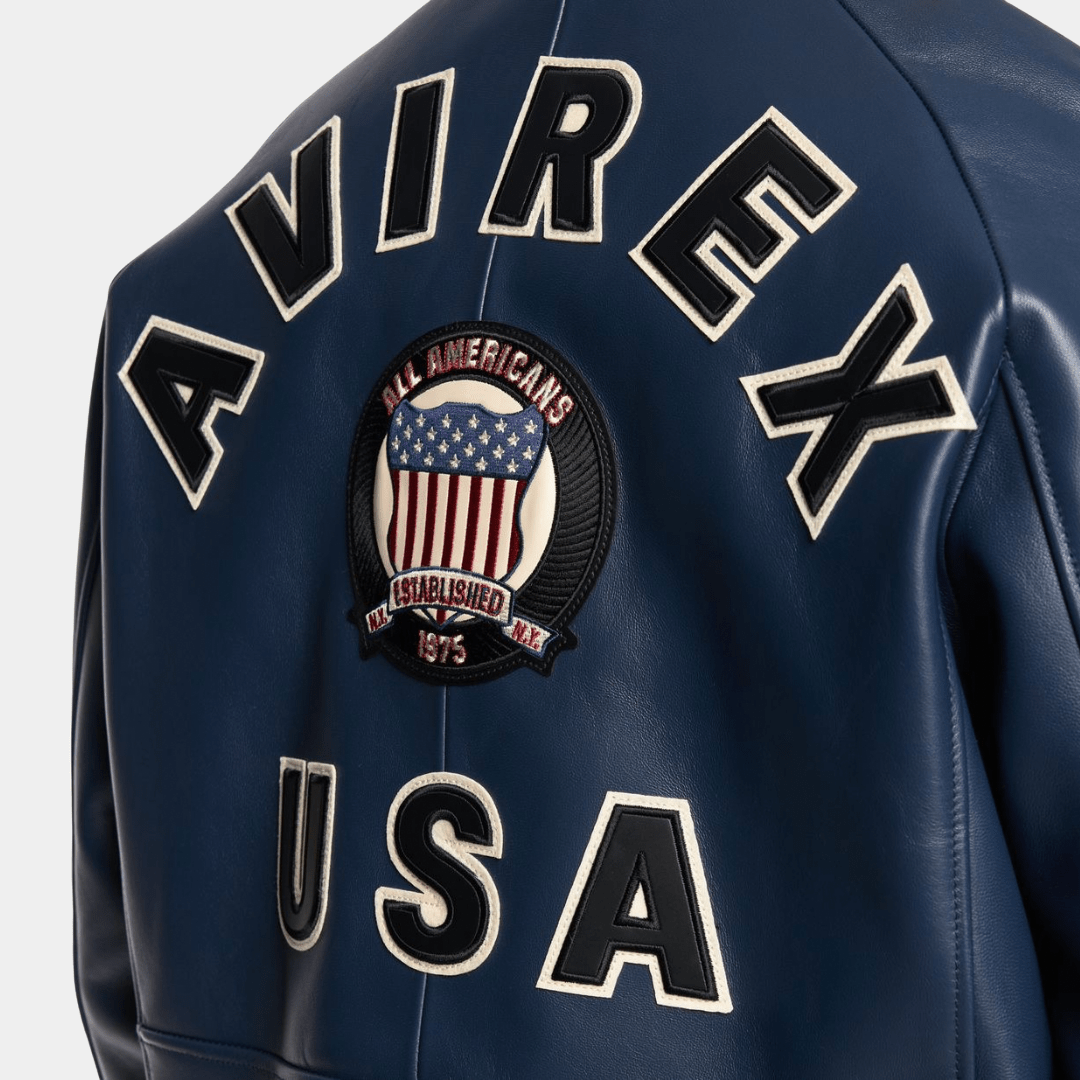 Avirex - Icon Leather Jacket - Bloc Magasin