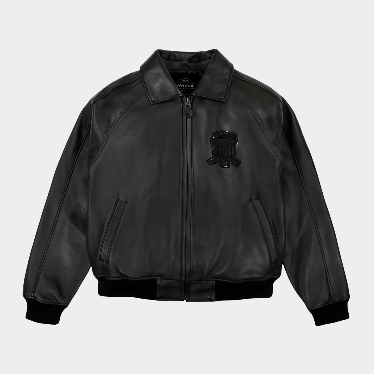 Avirex - Icon Leather Jacket - Bloc Magasin