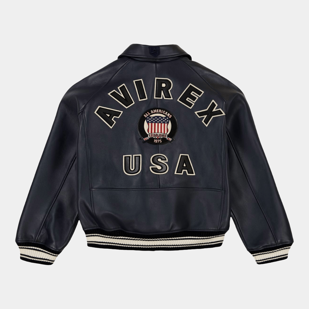 Avirex - Icon Leather Jacket - Bloc Magasin