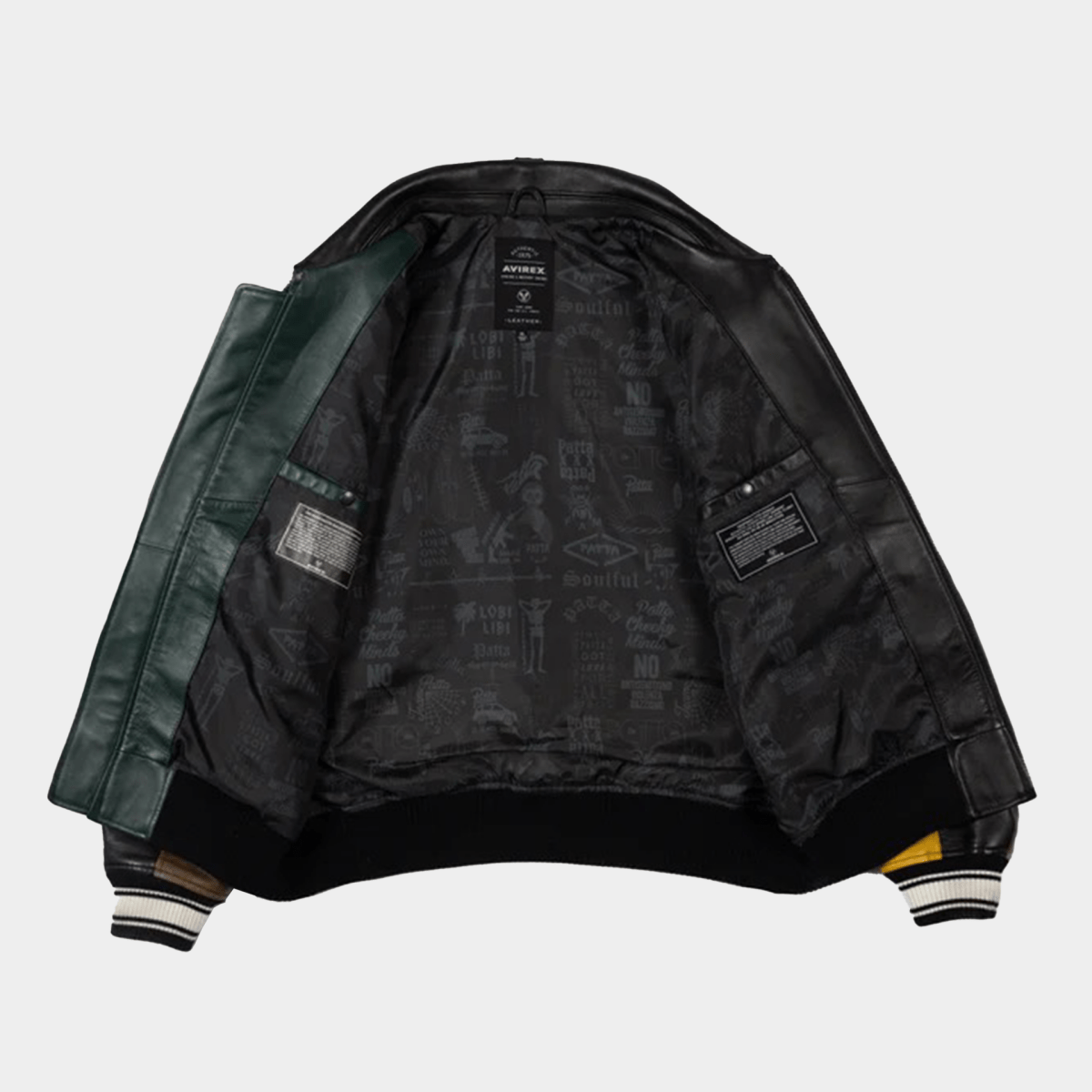 Avirex x Patta - Leather Jacket - Bloc Magasin