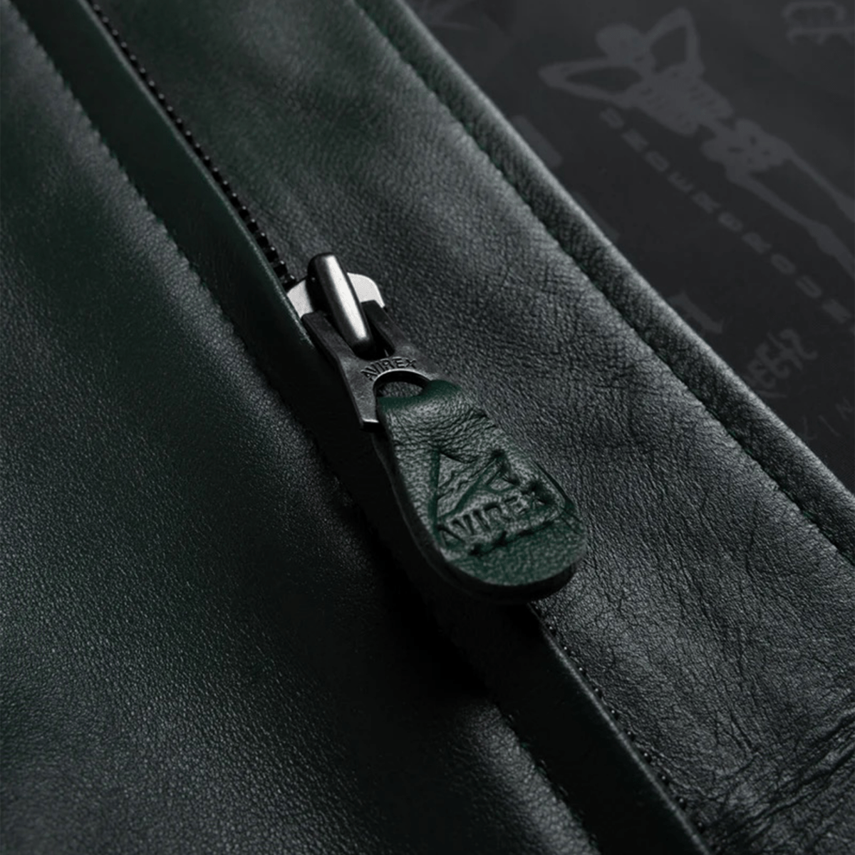 Avirex x Patta - Leather Jacket - Bloc Magasin