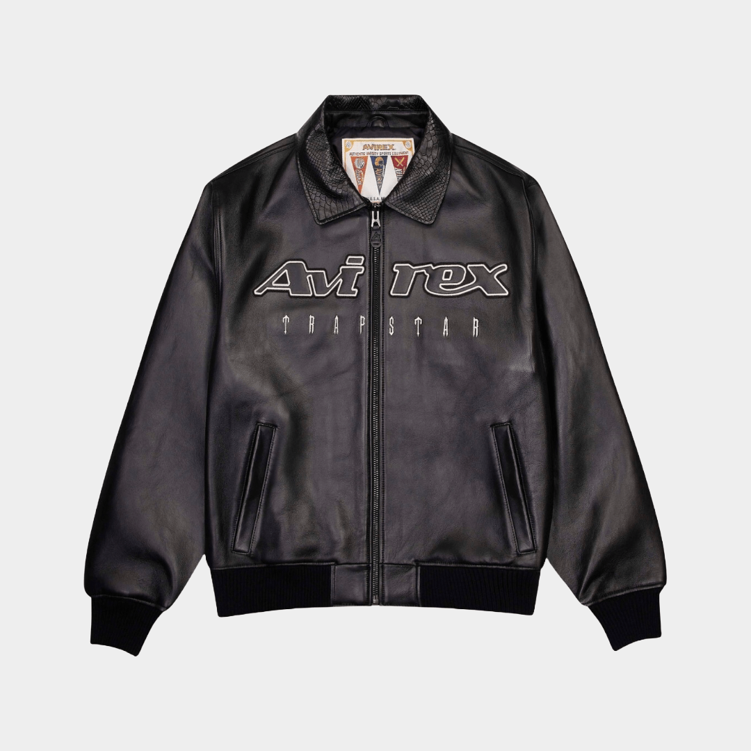Avirex x Trapstar - Vol 2 Leather Jacket - Bloc Magasin