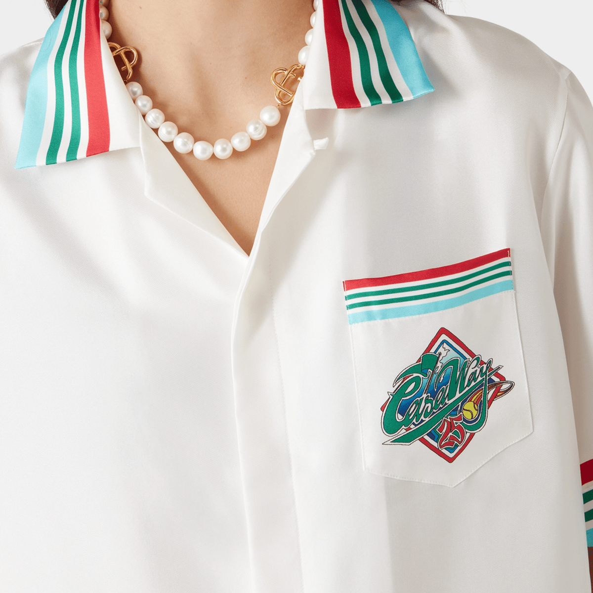 Casablanca - Cuban Collar Shirt - Bloc Magasin