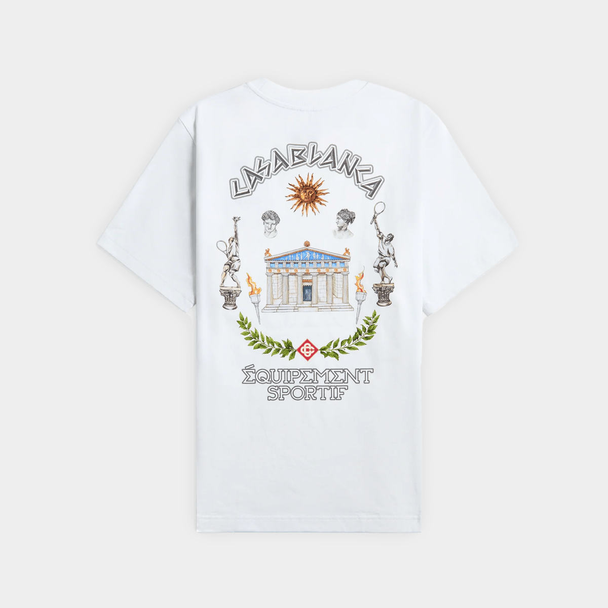 Casablanca - Le Temple Du Sport T-Shirt - Bloc Magasin