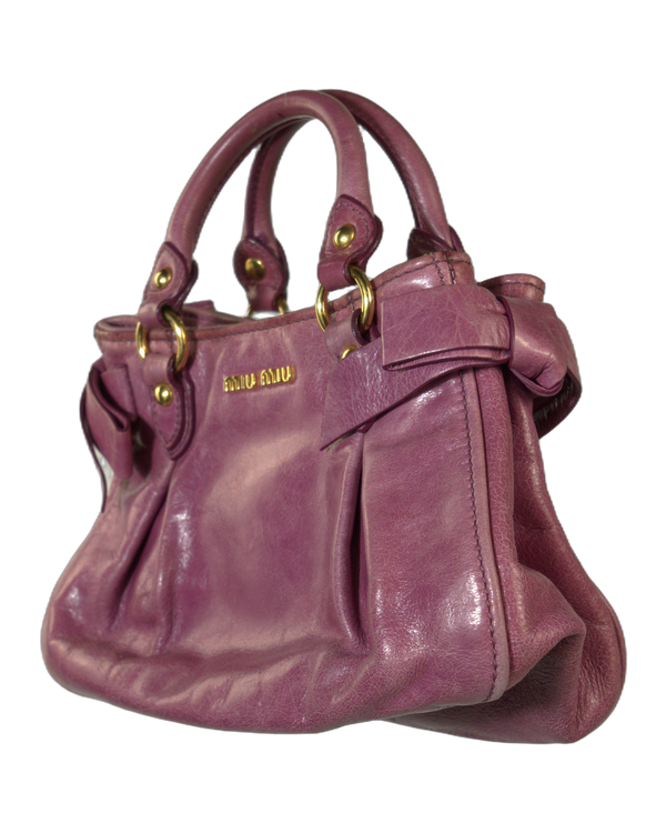 Miu Miu - Vitello Lux Bow Bag - alternate