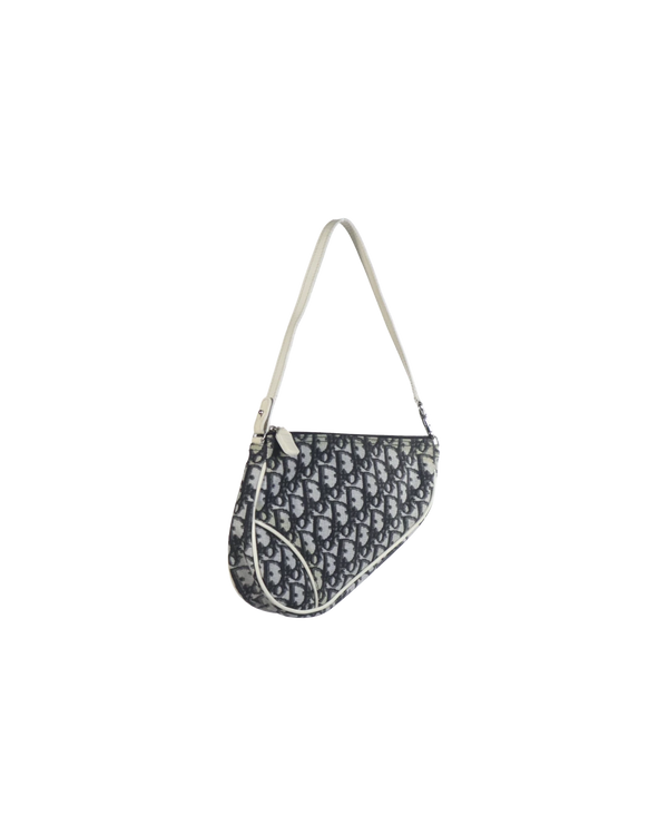 Dior - Monogram Canvas Saddle Bag Pochette - alternate