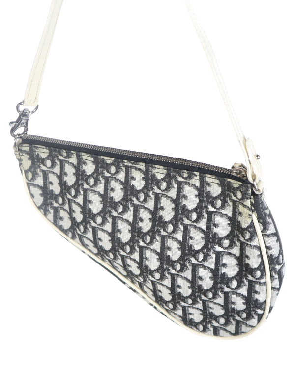 Dior - Monogram Canvas Saddle Bag Pochette thumbnail 9