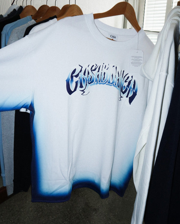 Casablanca - Blue Fade Long Sleeve T-Shirt thumbnail 4