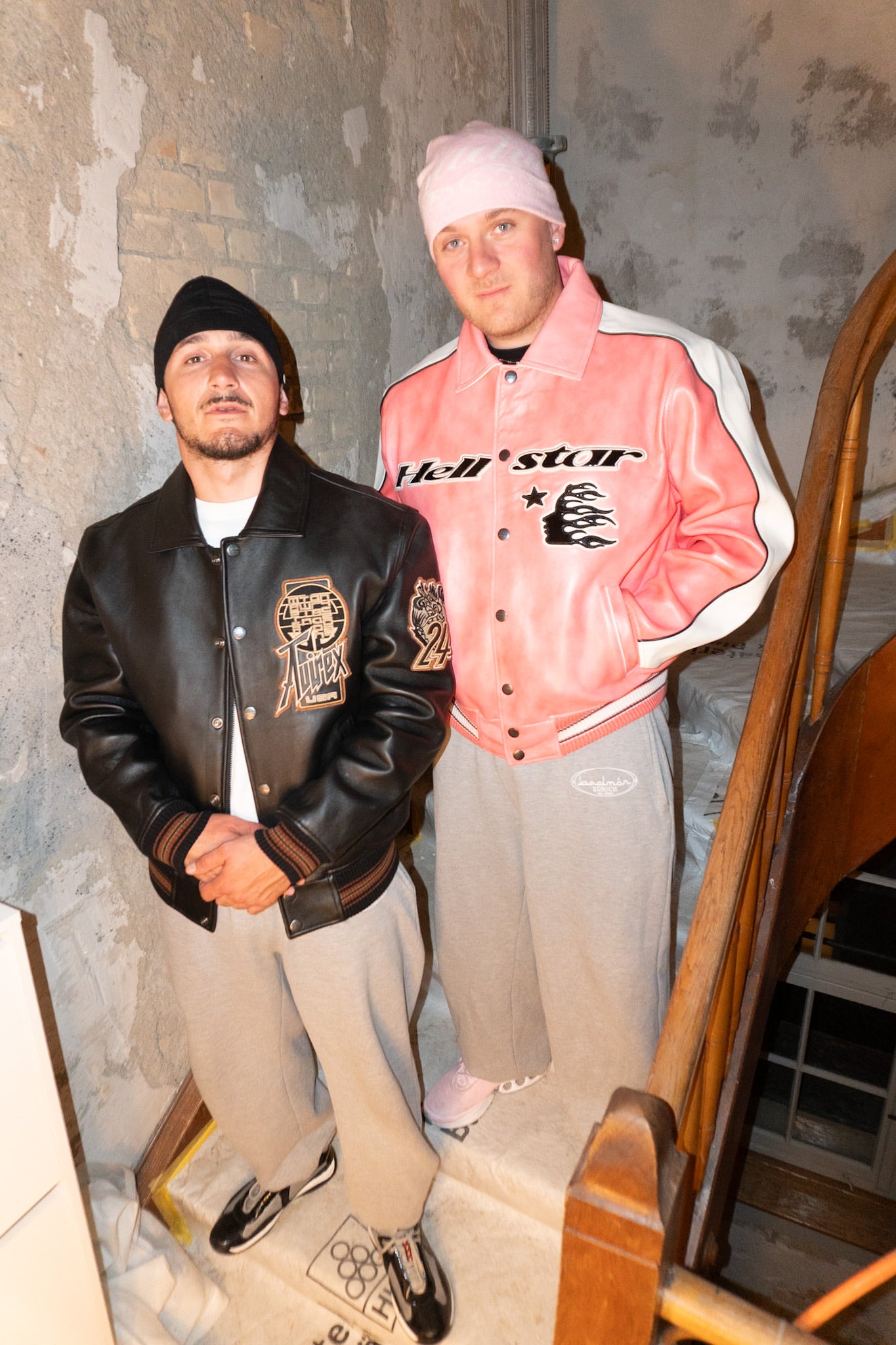 Avirex x Hellstar - Leather Jacket - Bloc Magasin