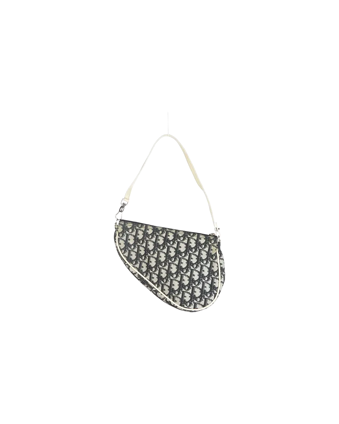 Dior - Monogram Canvas Saddle Bag Pochette