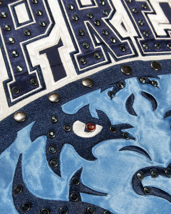 Supreme x The North Face - Studded Nuptse Jacket Royal — view 9