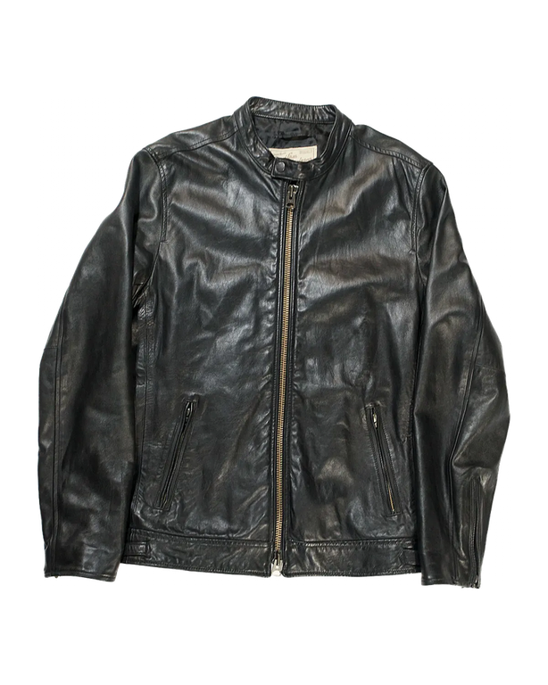 Avirex - Vintage Café Racer Leather Jacket Black — vintage