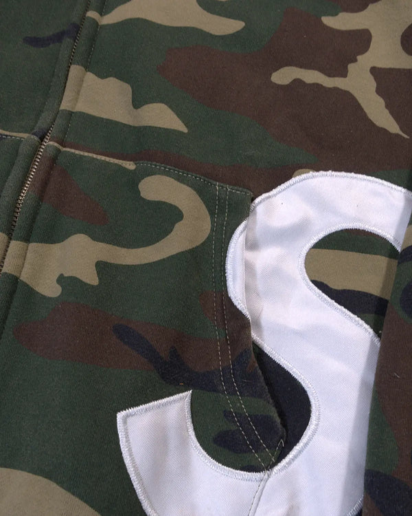 Supreme - Camo Zip Hoodie — vintage — view 3