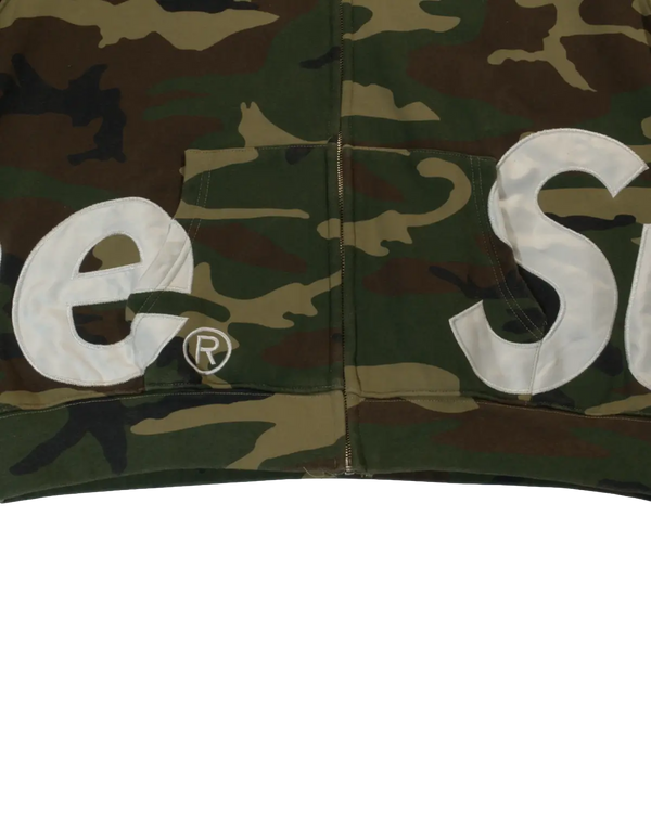 Supreme - Camo Zip Hoodie — vintage — view 5