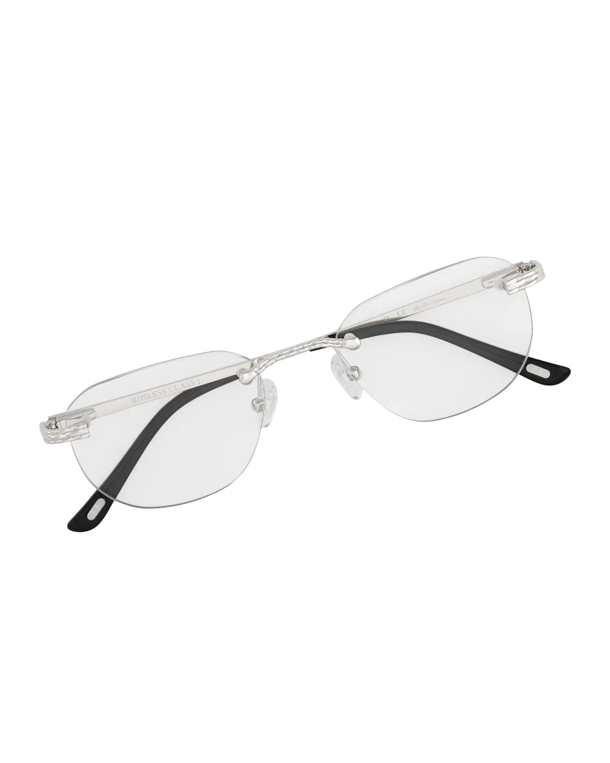 Lux Frames - Silver Rimless Class I - Clear Lens