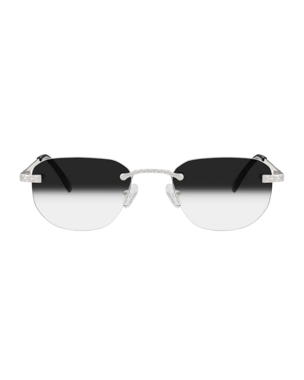 Lux Frames - Silver Rimless Class I - Black Fade - alternate