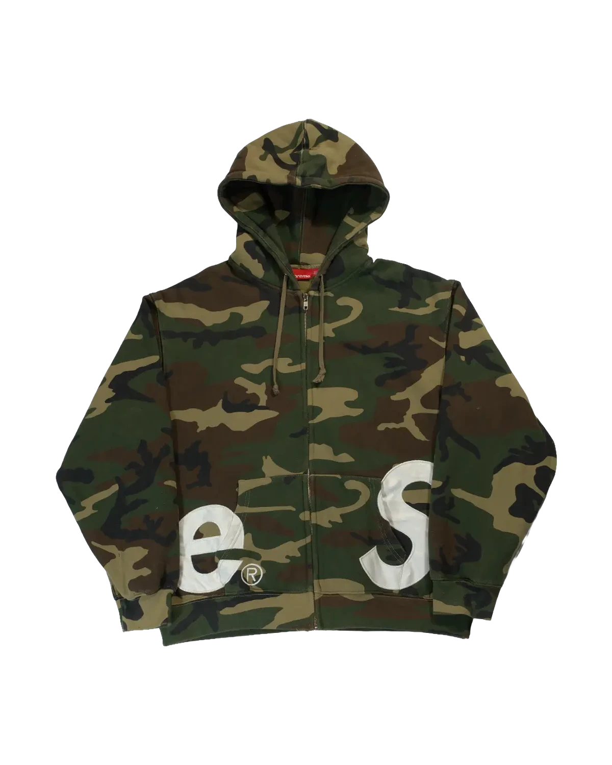 Supreme - Camo Zip Hoodie — vintage