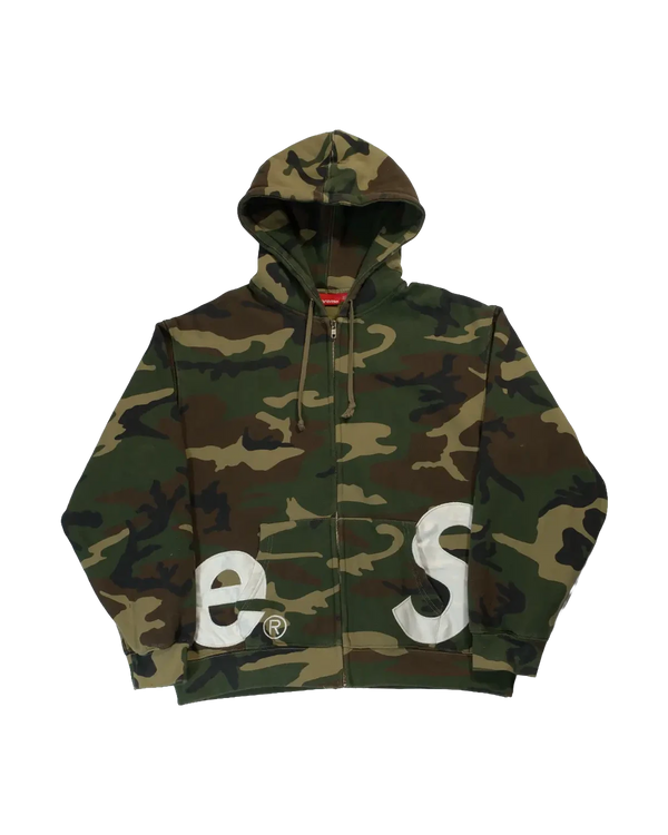 Supreme - Camo Zip Hoodie