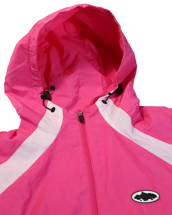 Corteiz - Hooded Windbreaker Pink — vintage — view 3