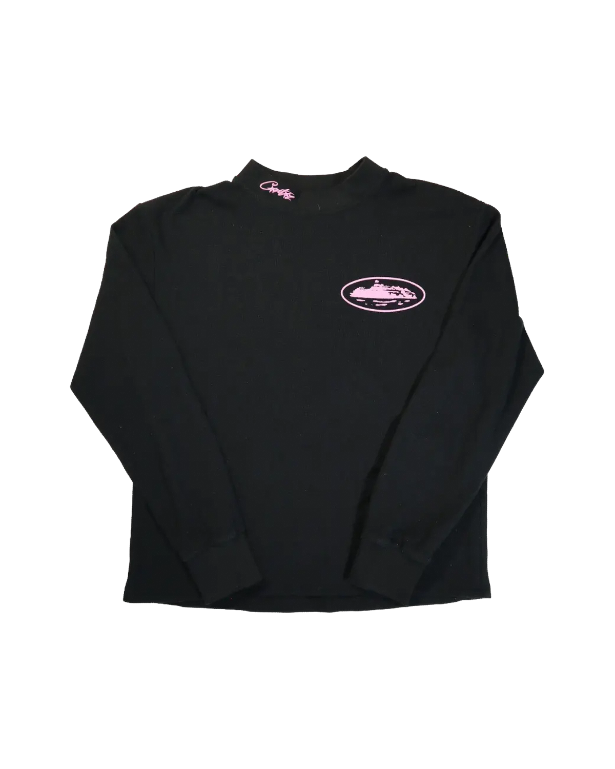 Corteiz - Alcatraz Waffle Long Sleeve Black — vintage