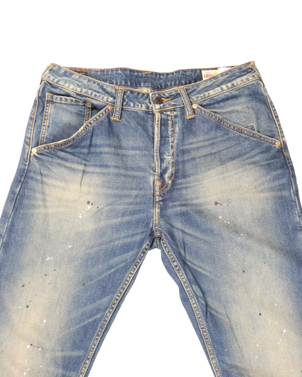 Evisu - Paint Splatter Jeans — vintage — view 3
