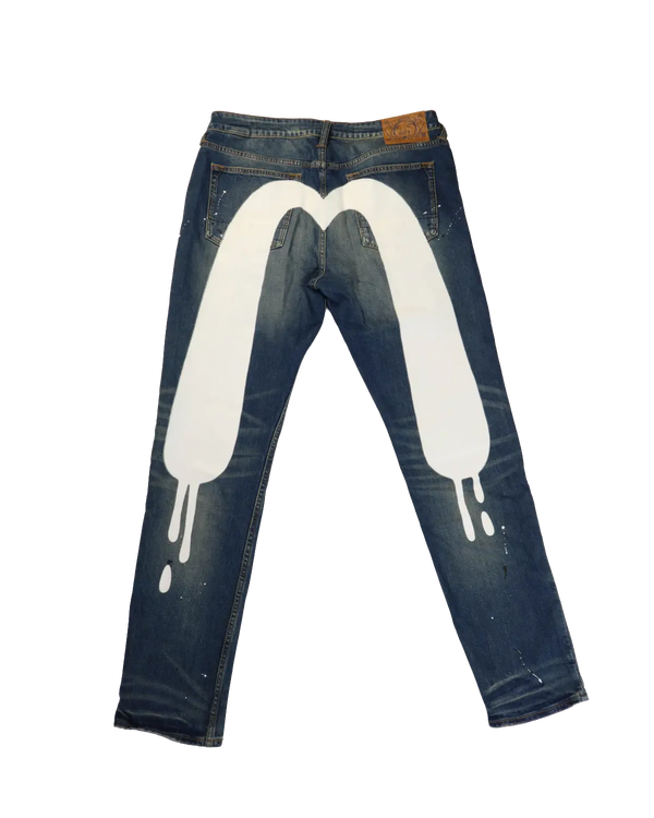 Evisu - Paint Splatter Jeans - alternate
