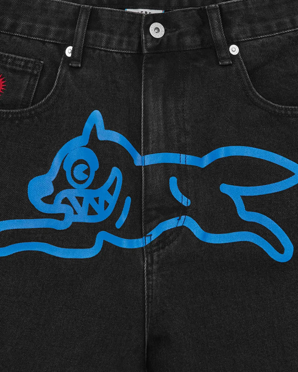 Billionaire Boys Club - Running Dog Denim Shorts — view 7