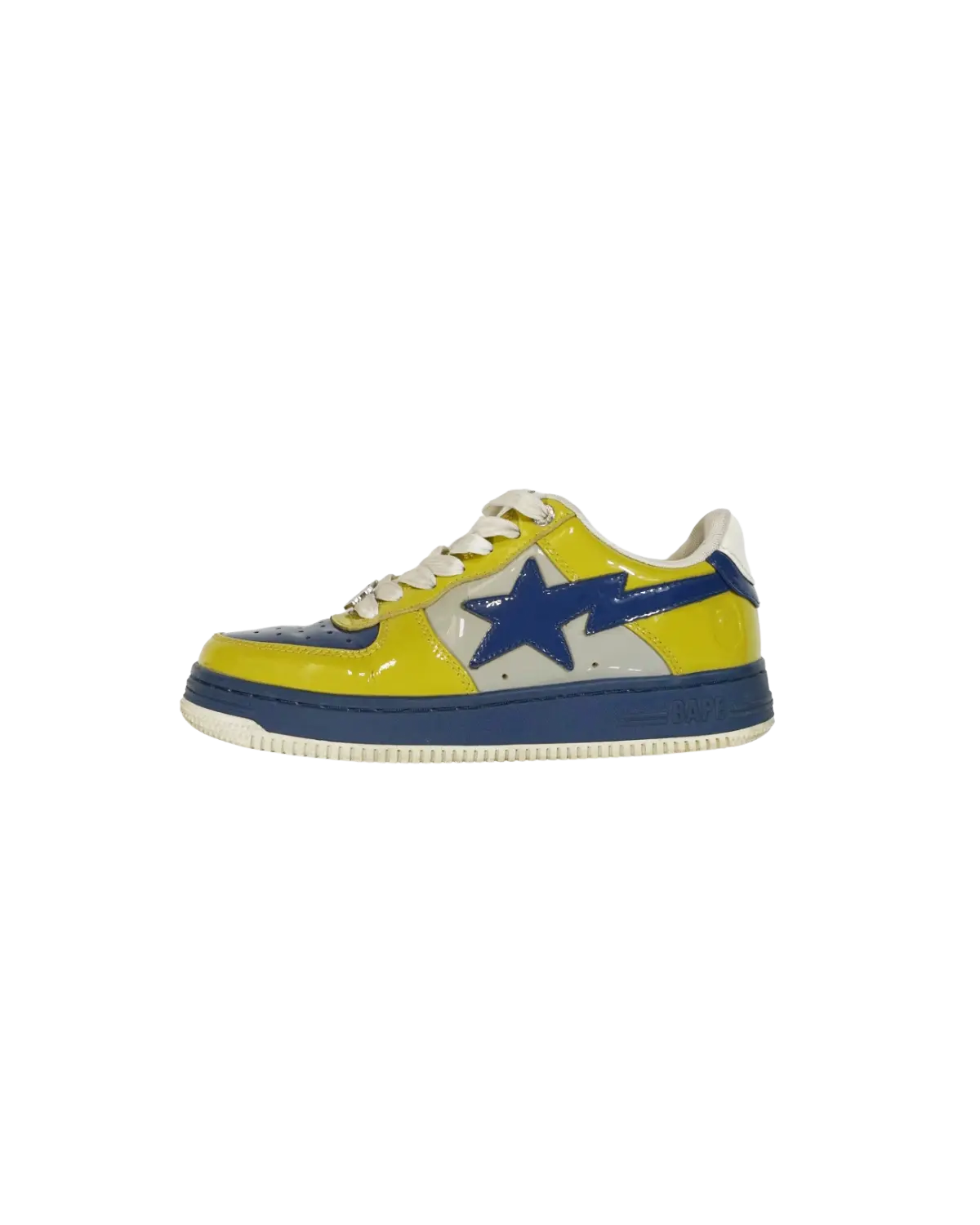 Bape - Bapesta Nostalgic Blue Yellow — vintage