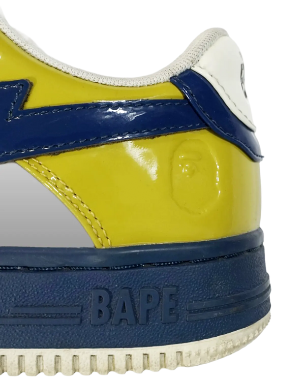 Bape - Bapesta Nostalgic Blue Yellow — vintage — view 4