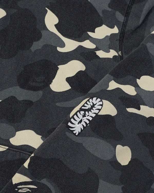 Bape - Camo Shark Full Zip Hoodie Grey — vintage — view 5