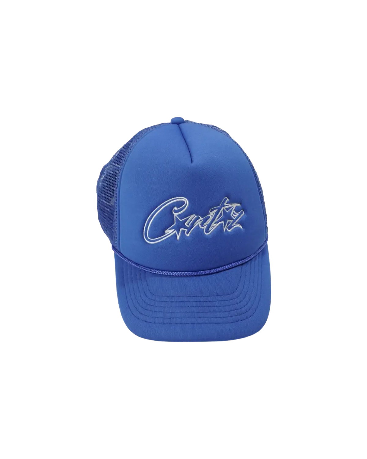 Corteiz - Cortiz Script Trucker Hat Blue — vintage