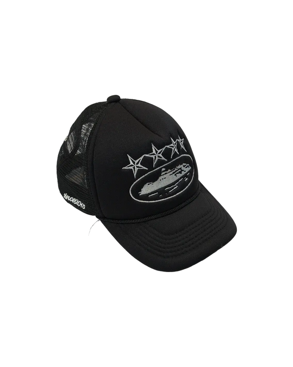 Corteiz - 5 Starz Alcatraz Trucker Hat Black — vintage — view 2