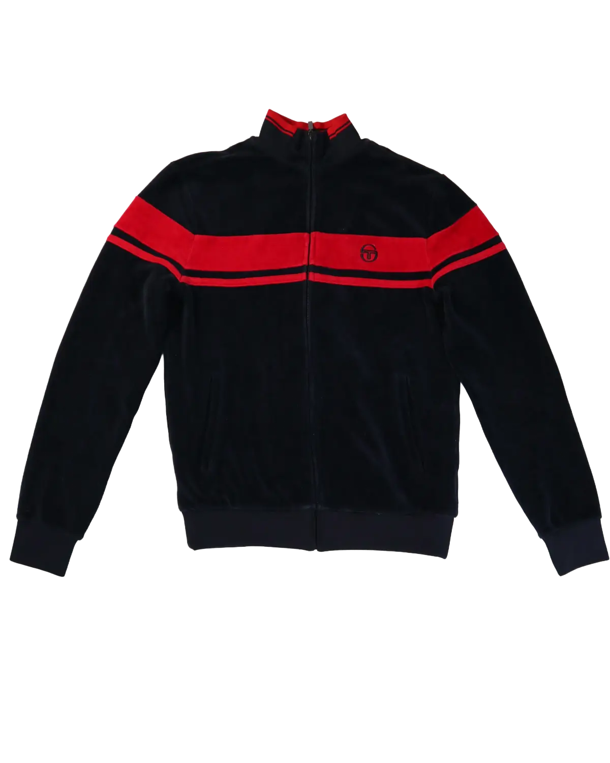 Sergio Tacchini - Velour Track Top — vintage