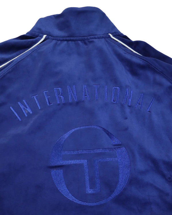 Sergio Tacchini - Velour Track Top — vintage — view 3