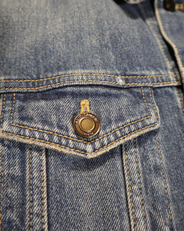 Yves Saint Laurent - Denim Trucker Jacket — vintage — view 5