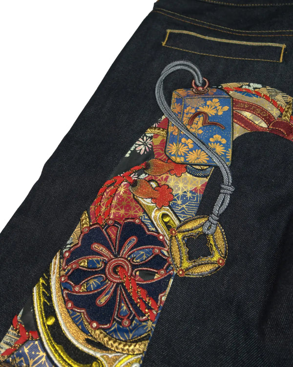 Evisu - Embroidered Selvedge Jeans — view 7