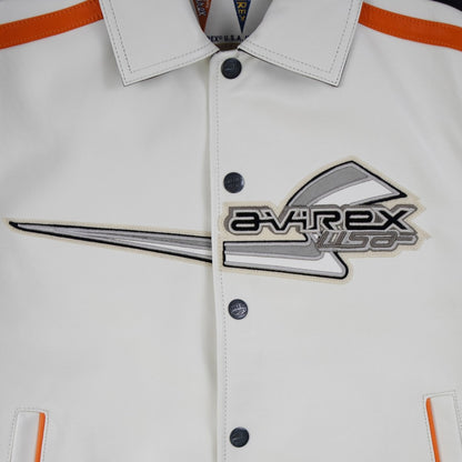 Avirex - City Racer Leather Jacket - Bloc Magasin