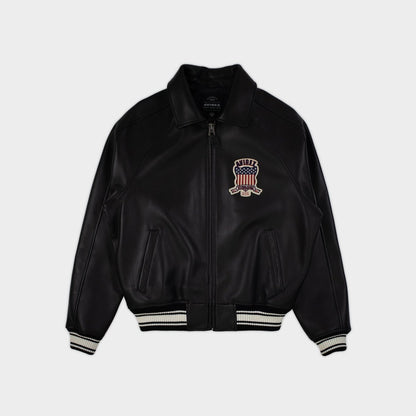 Avirex - Icon Leather Jacket - Bloc Magasin