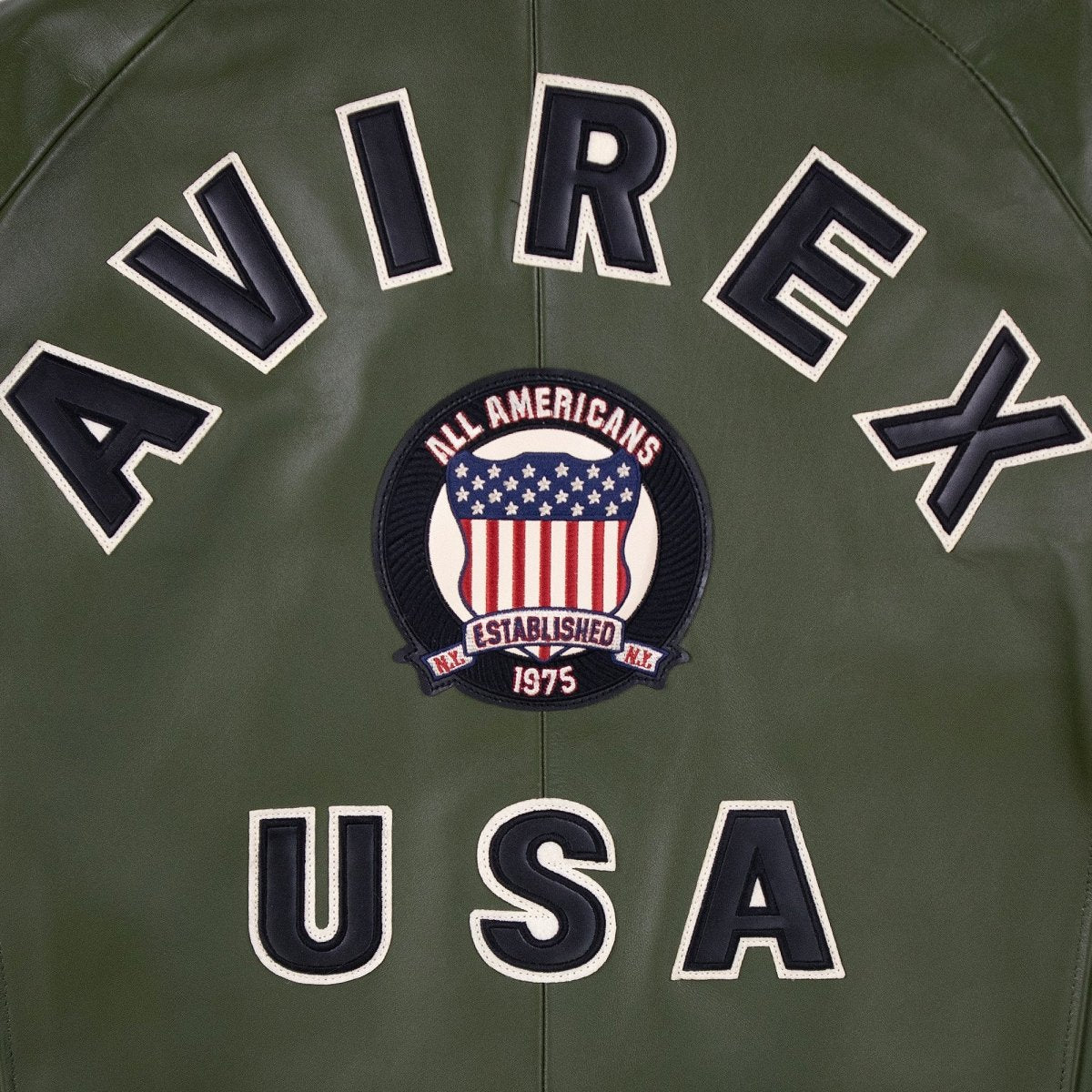 Avirex - Icon Leather Jacket - Bloc Magasin