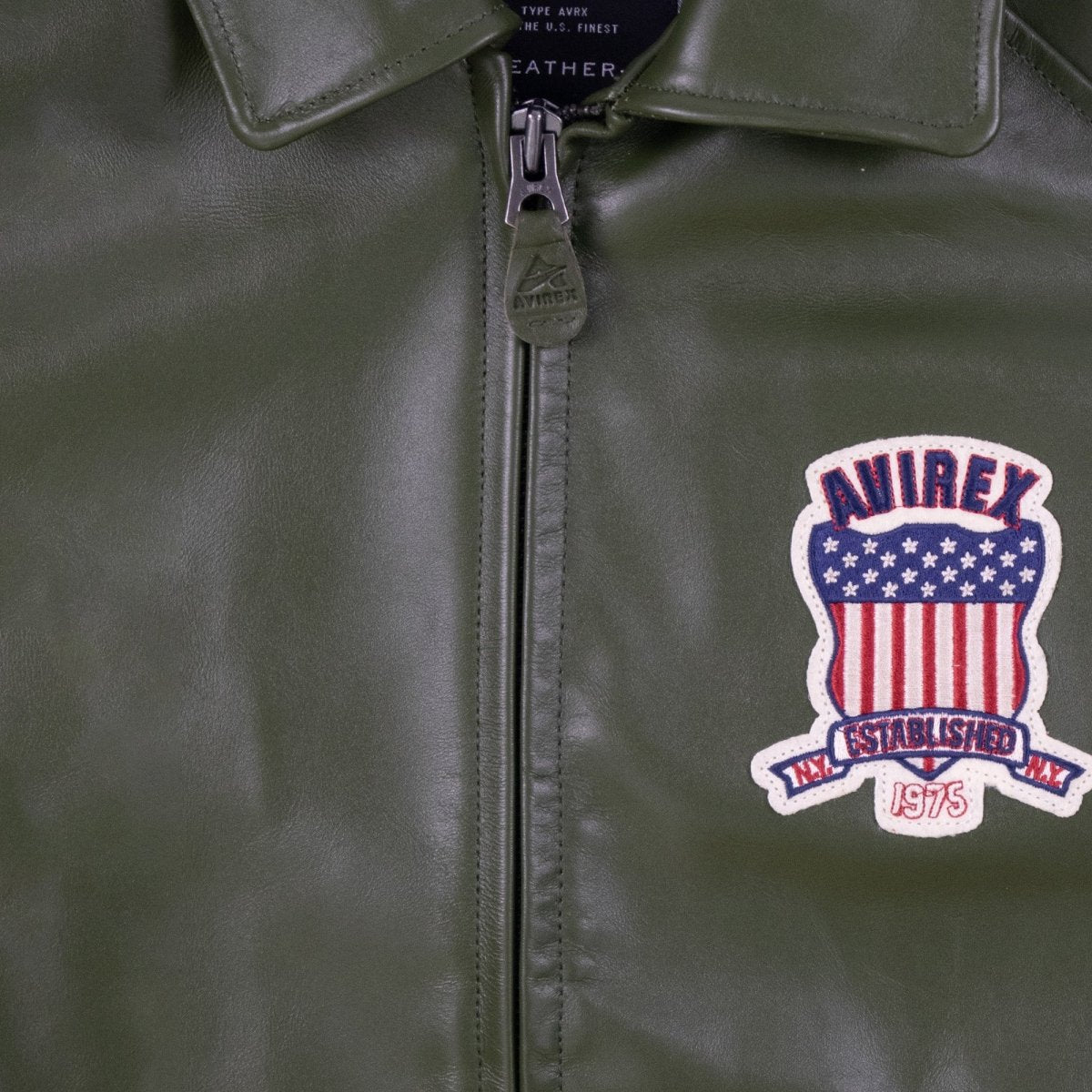 Avirex - Icon Leather Jacket - Bloc Magasin