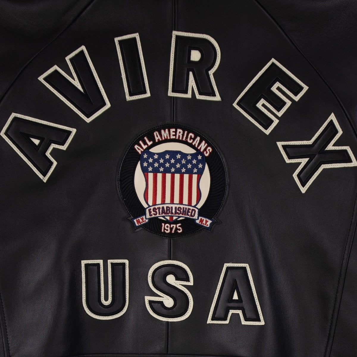 Avirex - Icon Leather Jacket - Bloc Magasin