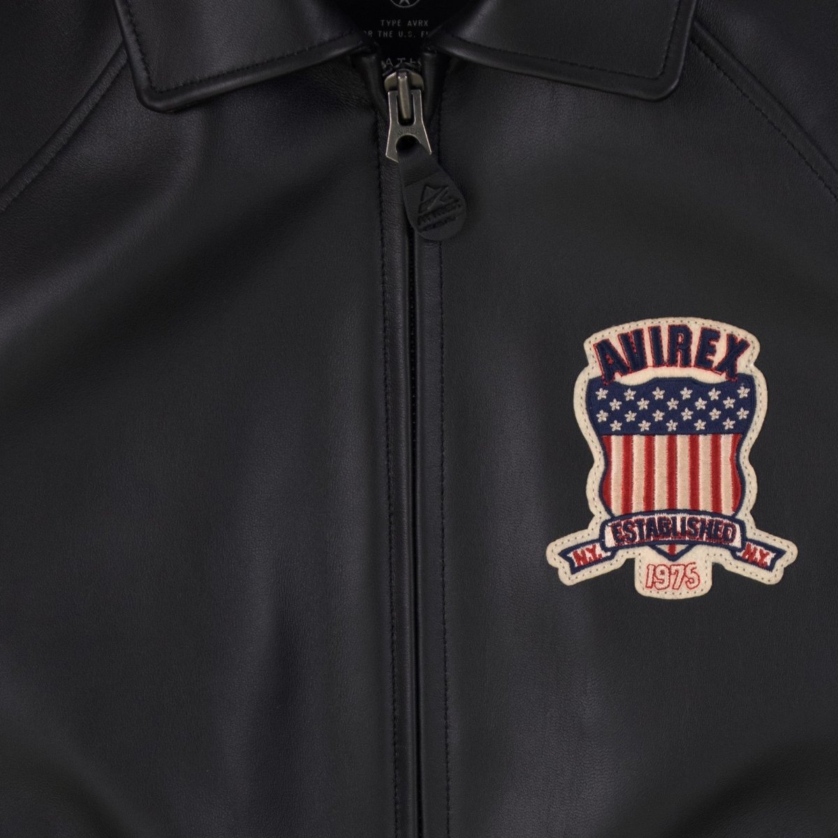 Avirex - Icon Leather Jacket - Bloc Magasin