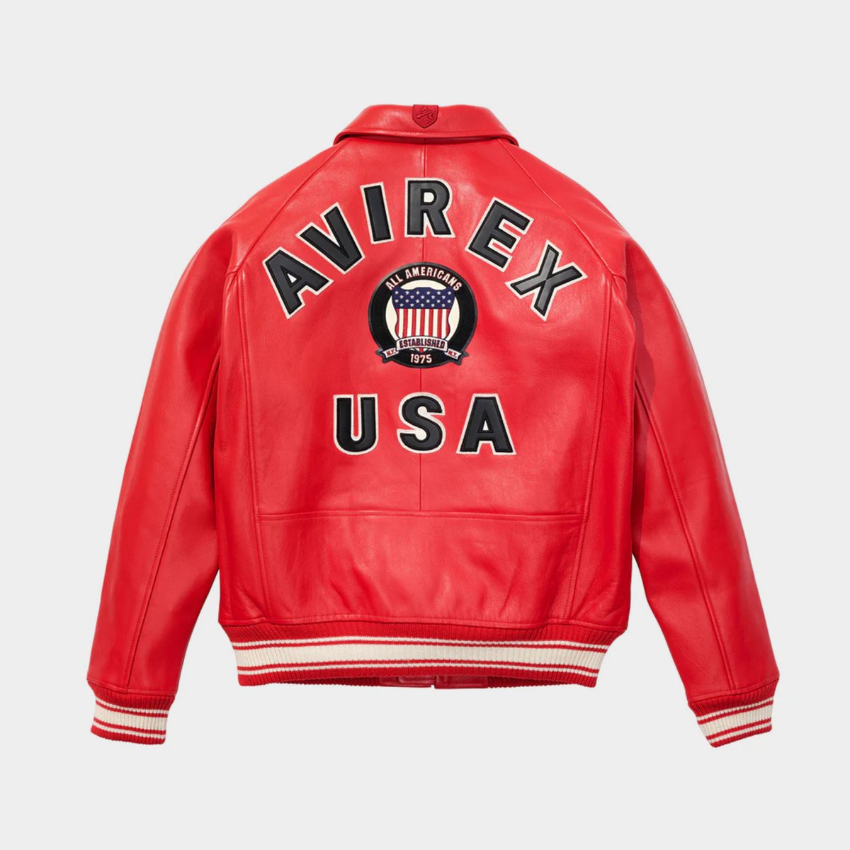Avirex - Icon Leather Jacket - Bloc Magasin