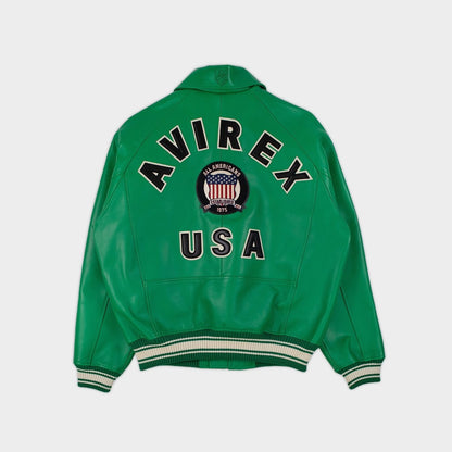 Avirex - Icon Leather Jacket - Bloc Magasin