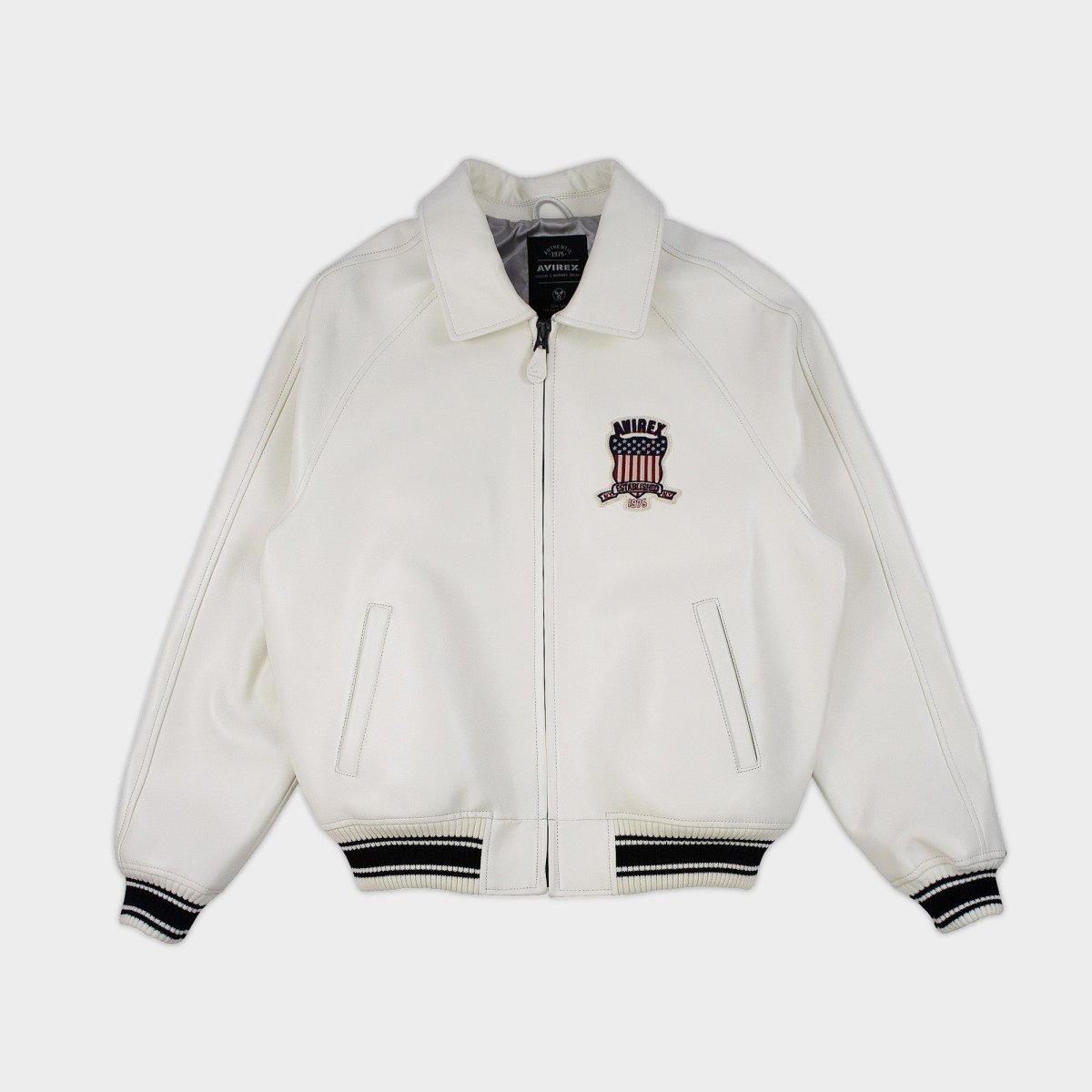 Avirex - Icon Leather Jacket - Bloc Magasin