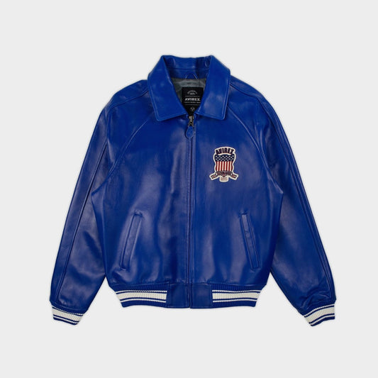 Avirex - Icon Leather Jacket - Bloc Magasin